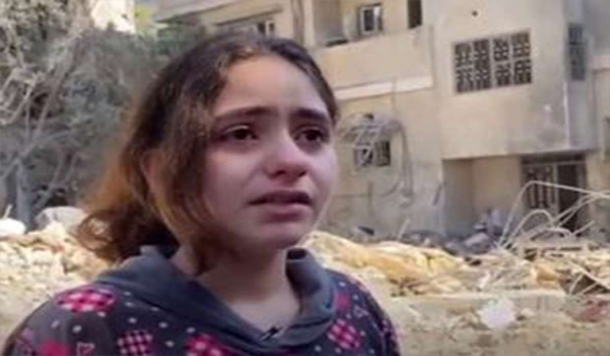 حرف‌های دردناک دختر بچه اهل غزه