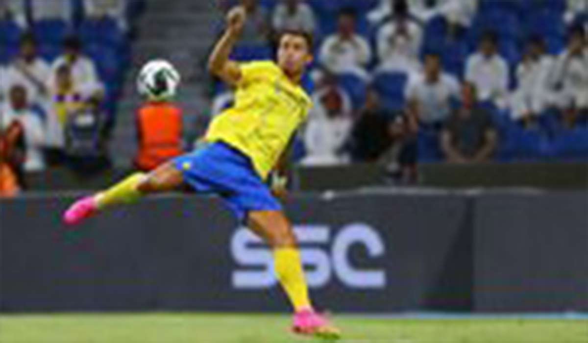گلزنی کریستیانو رونالدو در بازی بزرگ لیگ عربستان