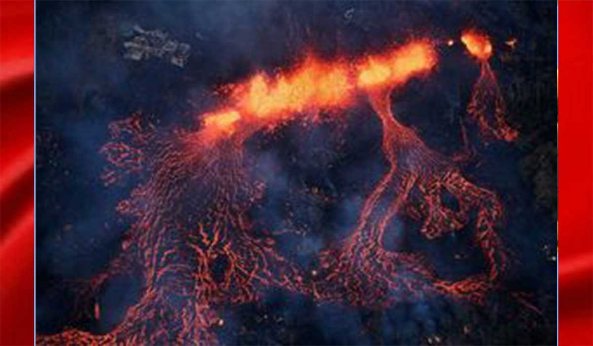تصاویر بسیار جالب از گدازه های آتشفشان
