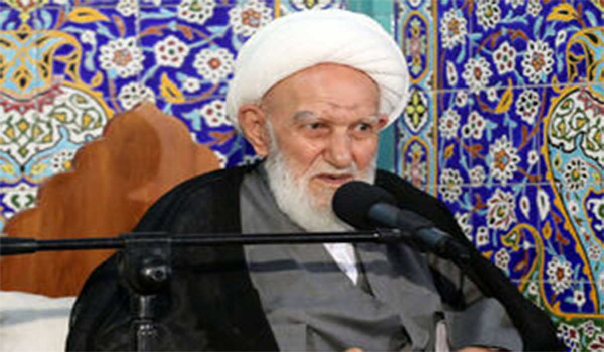 مداحی حاج منصور ارضی در حضور حضرت آیت‌الله ناصری