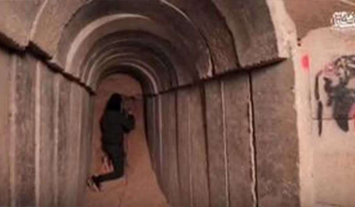 شعار "نحن قاسم" در دل تونل‌های نوار غزه