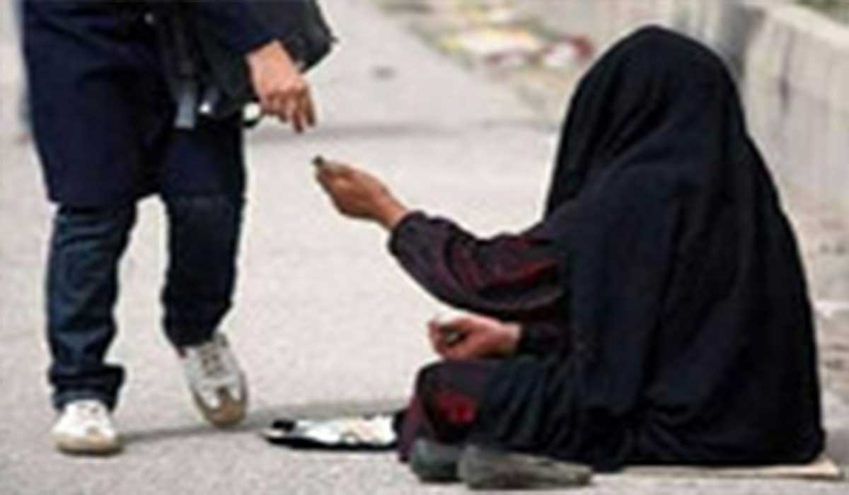 درآمد بالای یک زن متکدی در خیابان های تهران