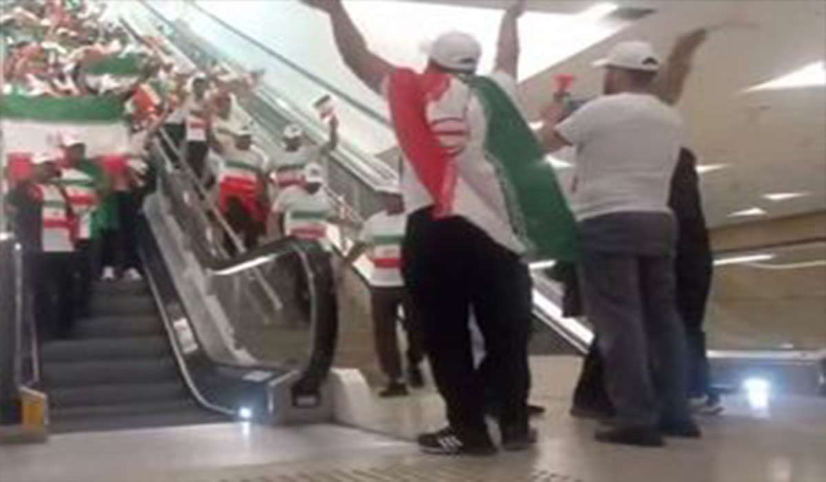 حال و هوای هواداران تیم ملی ایران قبل بازی با فلسطین