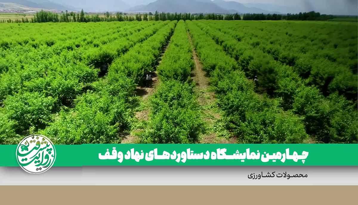 محصولات کشاورزی و باغداری / چهارمین نمایشگاه دستاورد های وقف