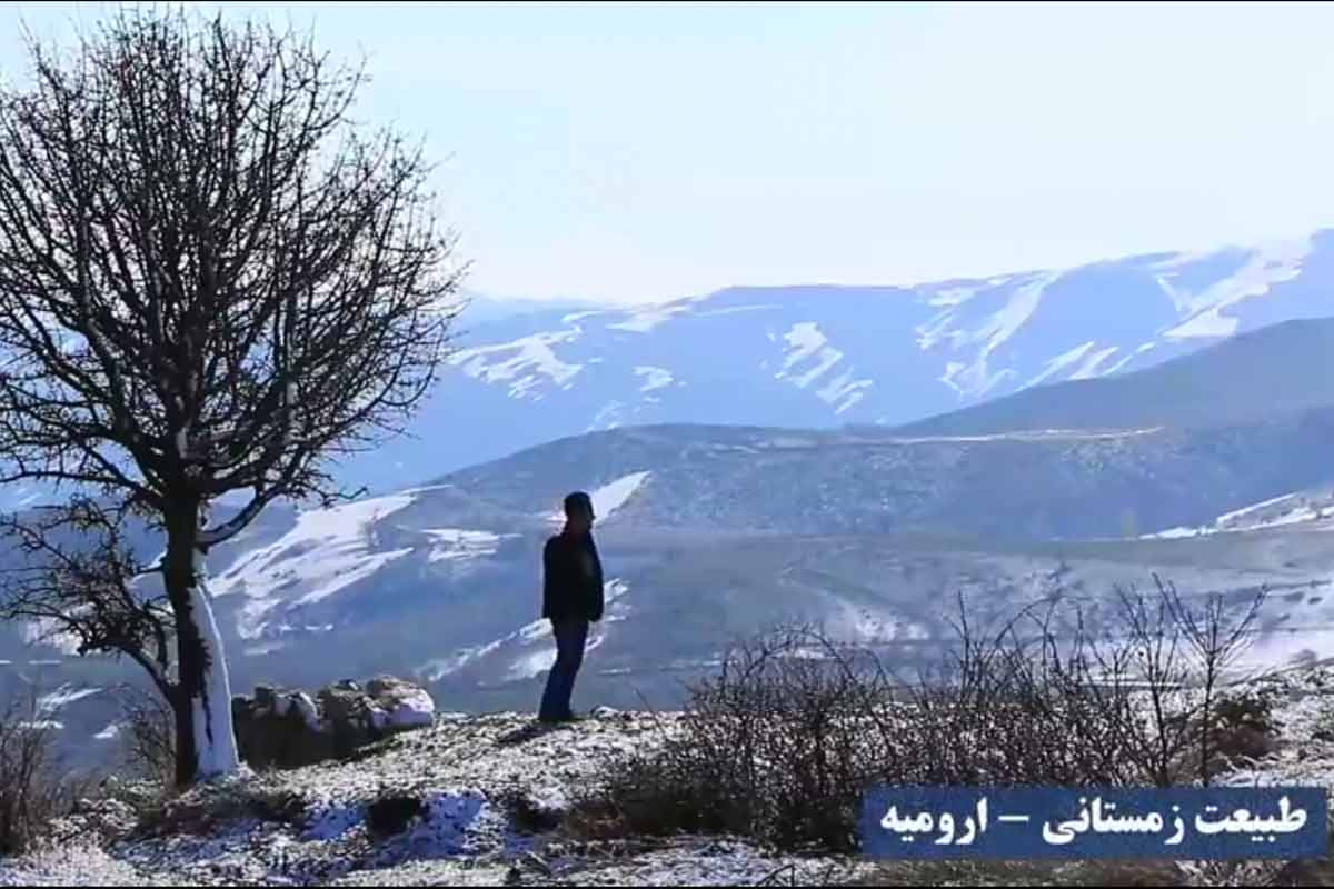 برف زمستانی ارومیه را سفیدپوش کرد