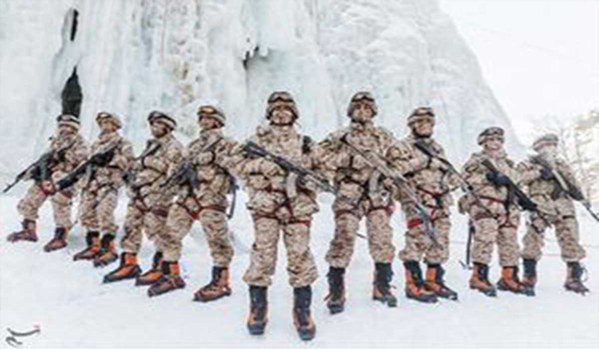 یگان‌های ویژه سپاه در حال رزم در برف!