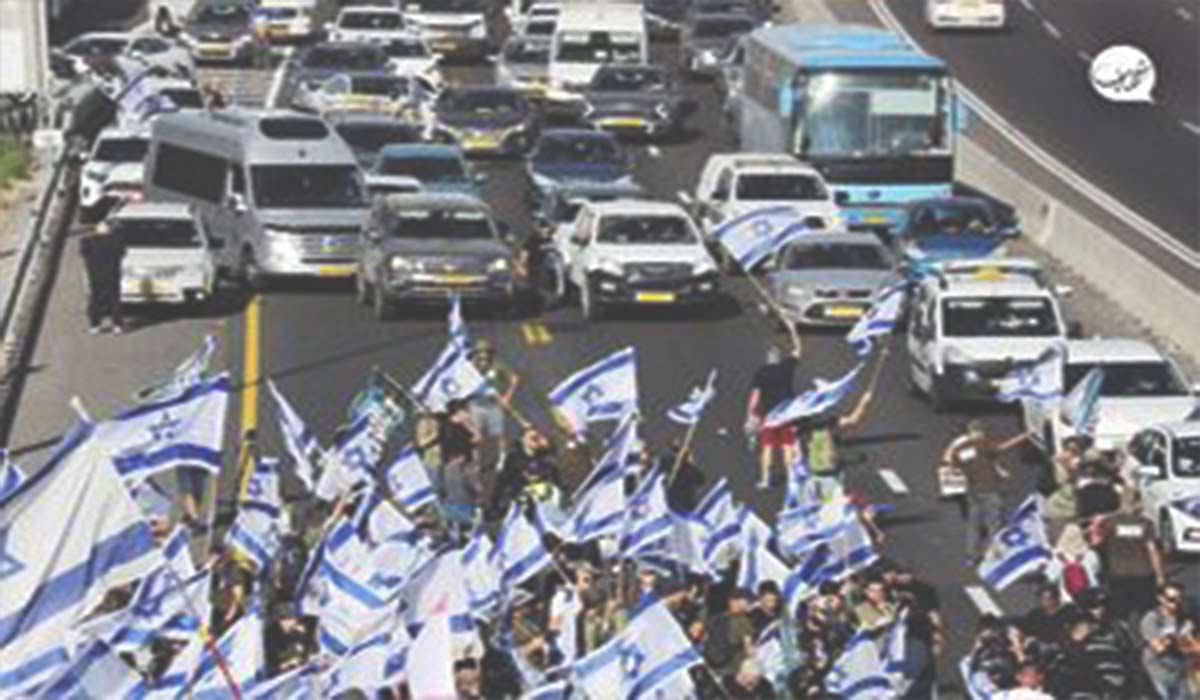 زیر گرفتن چند معترض با ماشین توسط یک حامی نتانیاهو در تل‌آویو