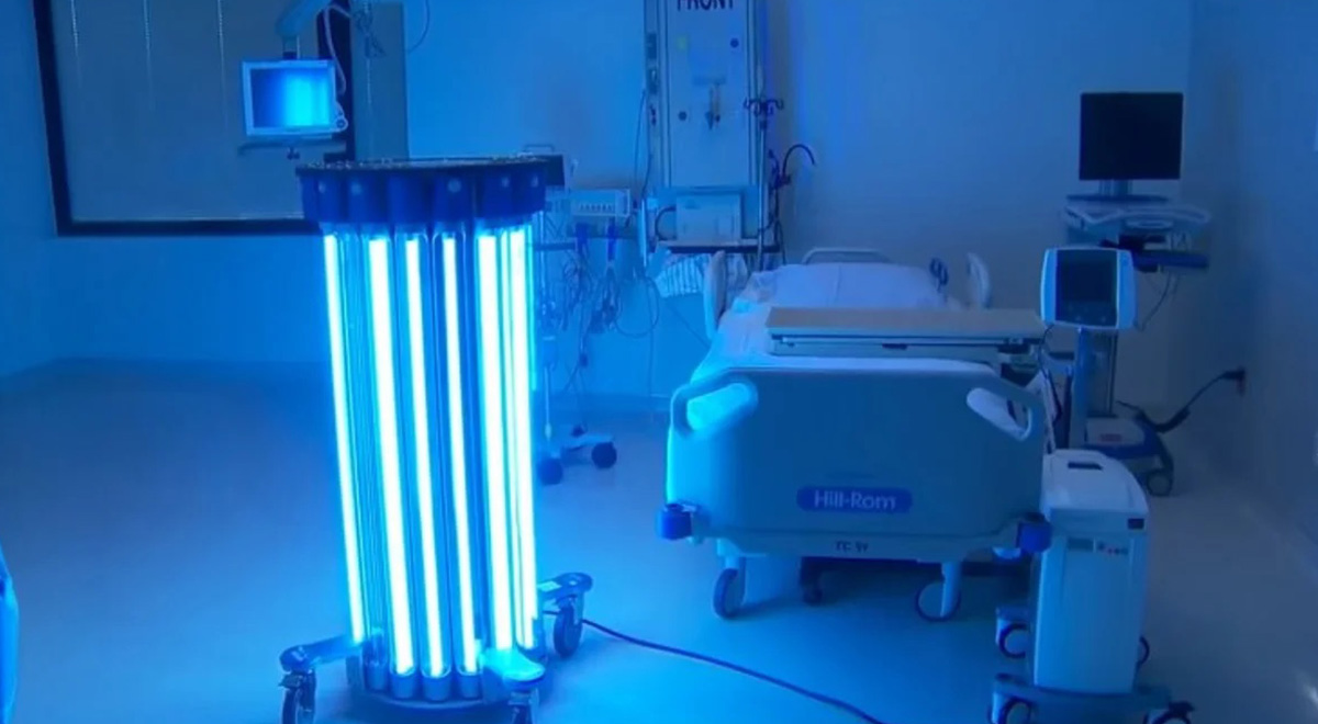 ضدعفونی اتاق های بیمارستان با این ربات جالب