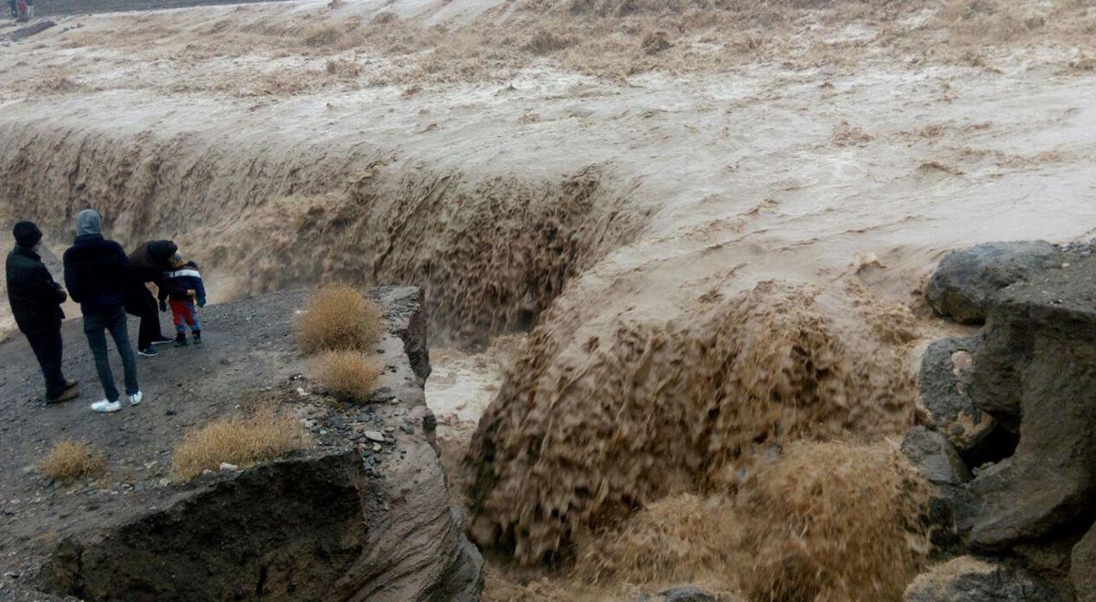 تصاویری ناراحت کننده از تلف‌شدن دام‌ها و تخریب راه‌ها در سیلاب جنوب کرمان
