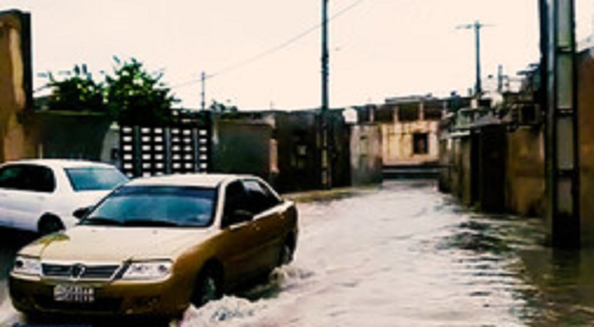 وضعیت برخی مناطق استان هرمزگان بعد از بارش اخیر