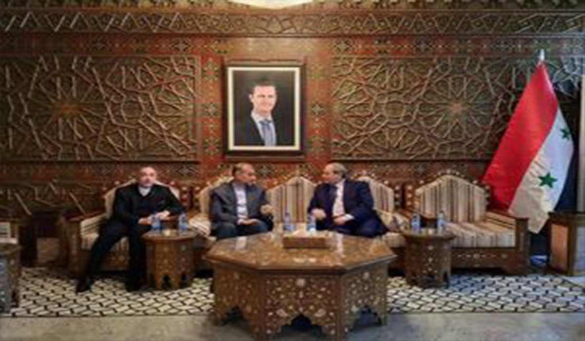 دیدار امیرعبداللهیان با وزیر خارجه سوریه