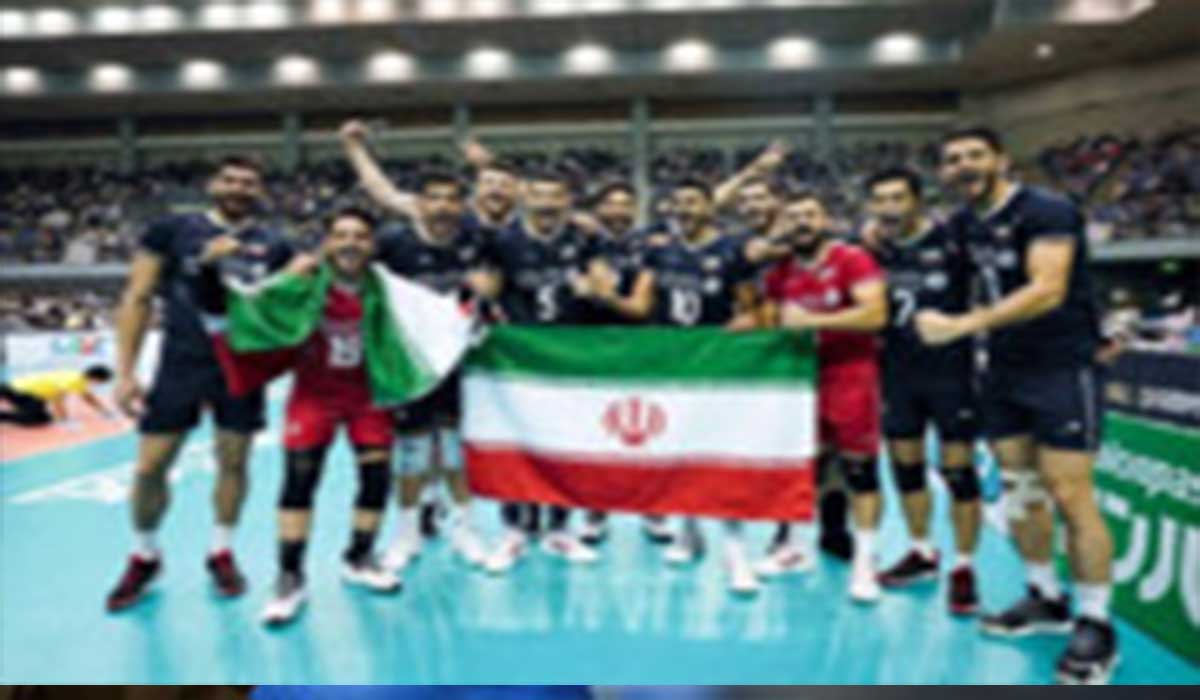 شادی جالب والیبالیست‌ها ایران پس از قهرمانی آسیا!