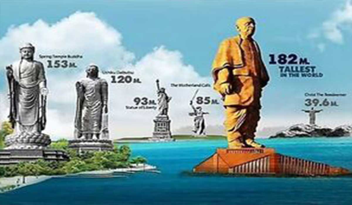 بلندترین مجسمه‌های‌ جهان در مقایسه با هم