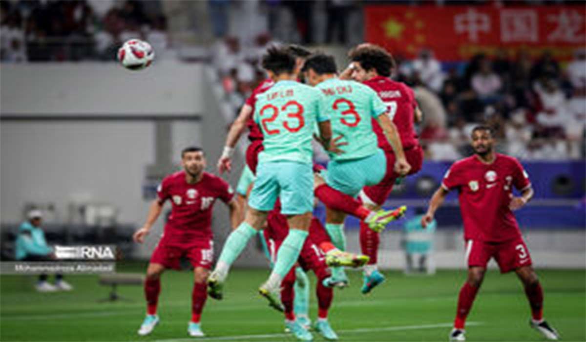 خلاصه بازی چین 0-1 قطر با سوپر گل هیدوس!