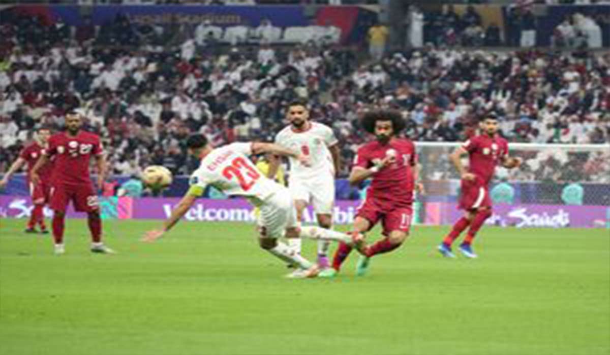 خلاصه بازی اردن 1-3 قطر