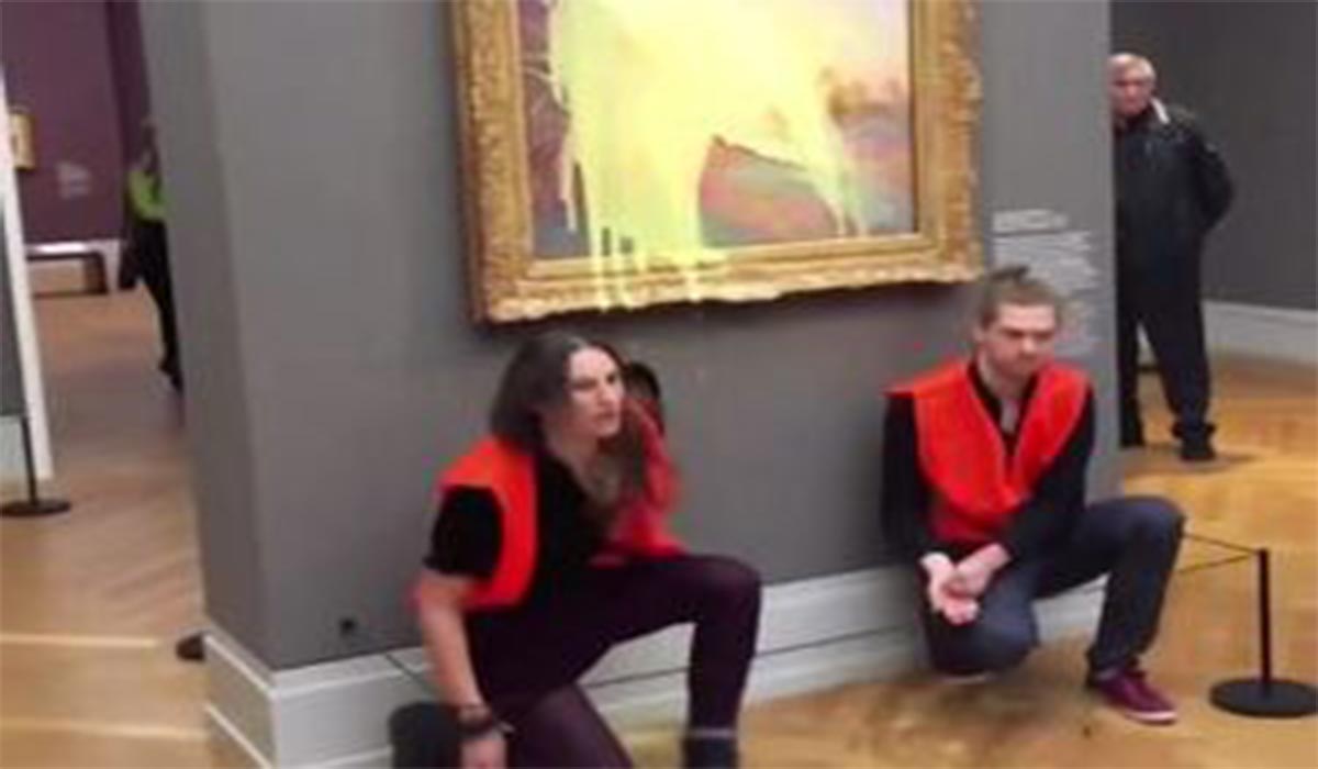 حمله به نقاشی ۱۱۰ میلیون دلاری «کلود مونه»