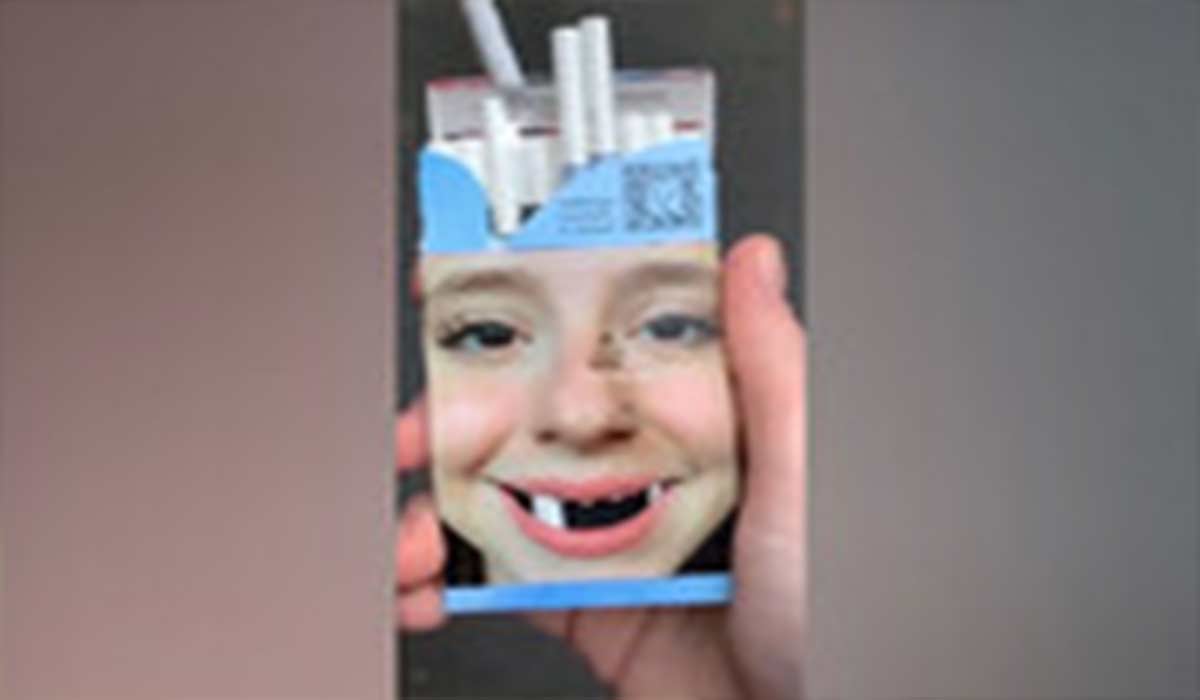 طراحی خلاقانه جعبه سیگار؛ مصرف دخانیات و ریزش دندان!