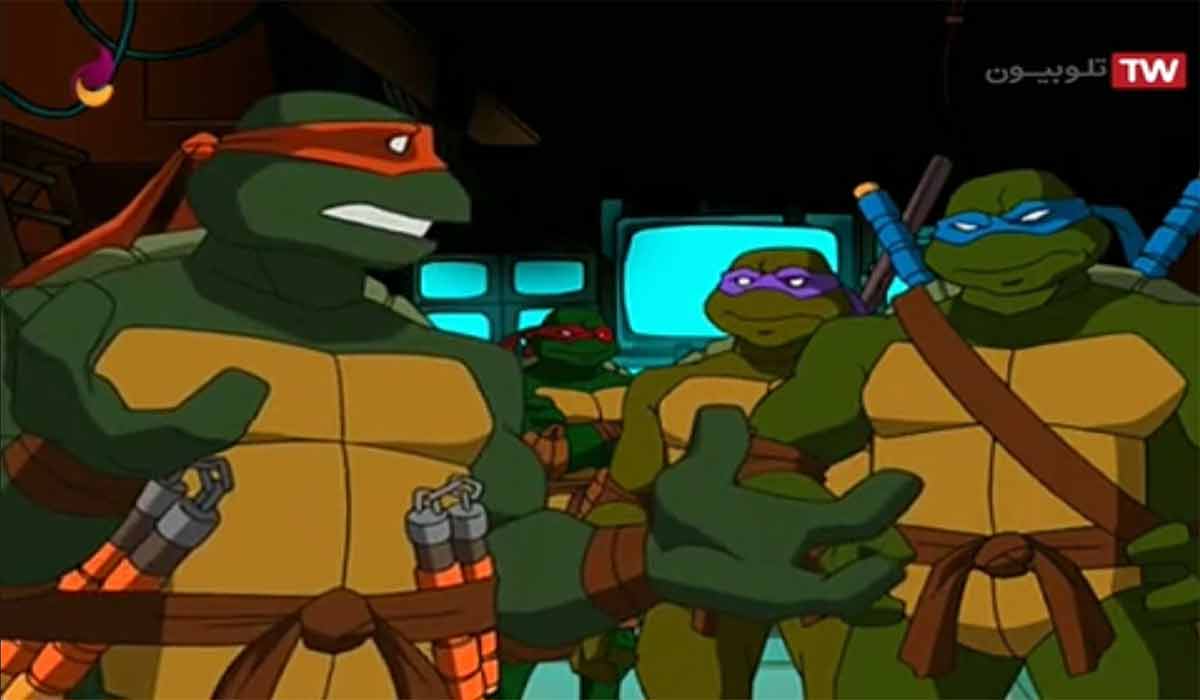 کارتون لاکپشت های نینجا/ قسمت سوم: حمله تله موشها