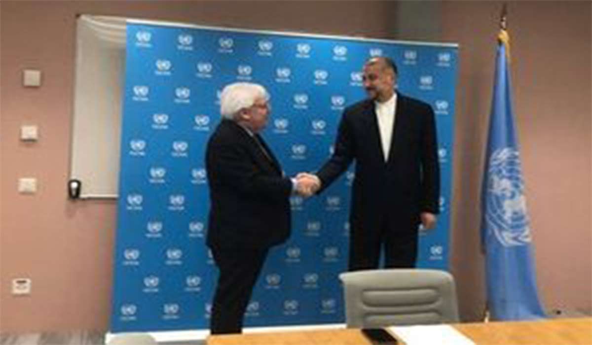 دیدار وزیر خارجه با معاون دبیرکل سازمان ملل در ژنو