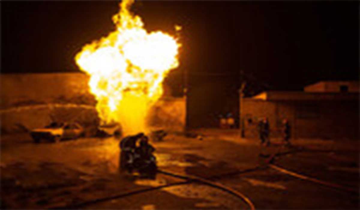 انفجار در محل عرضه گاز مایع