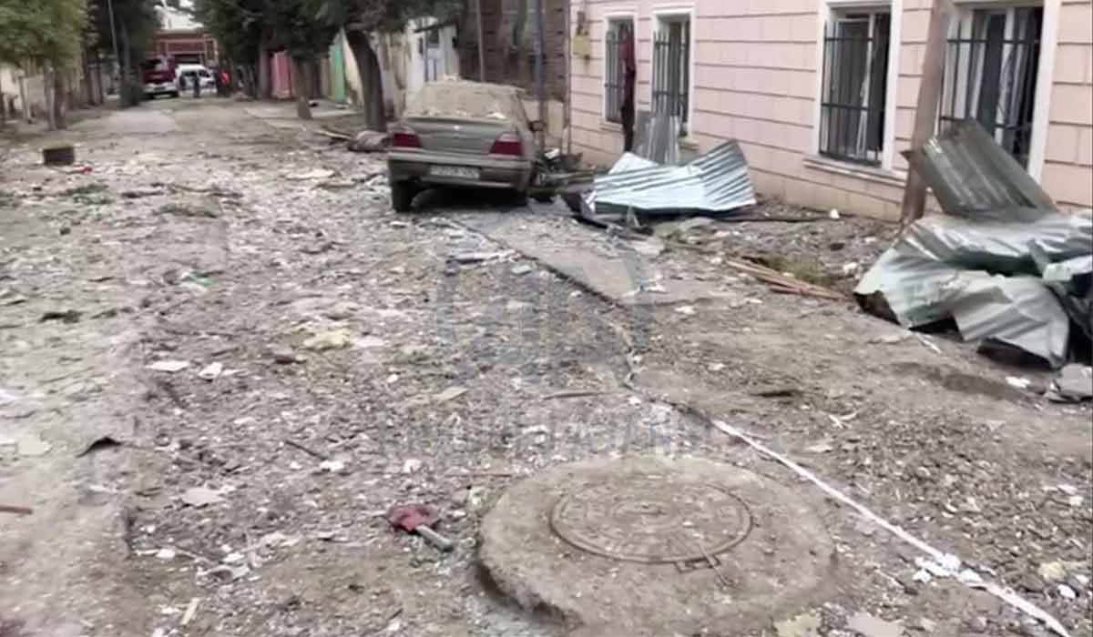تصاویری از تخریب بمباران آذربایجان در ارمنستان
