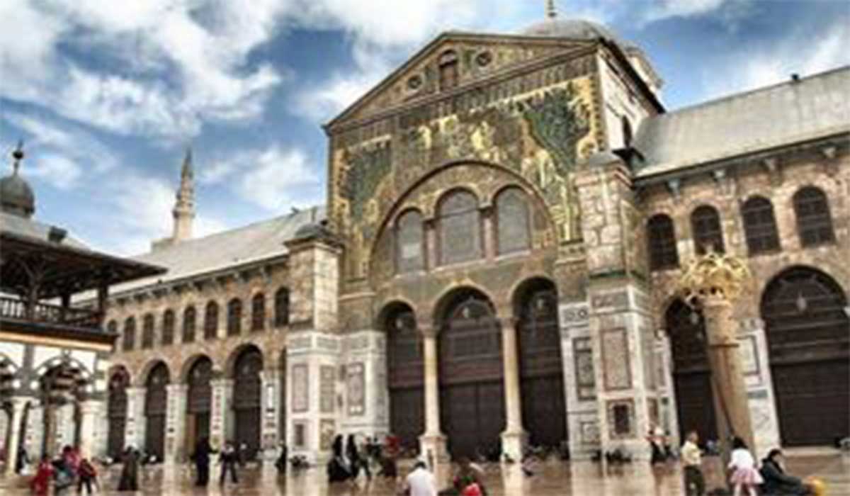 اینجا مسجد اموی دمشق است