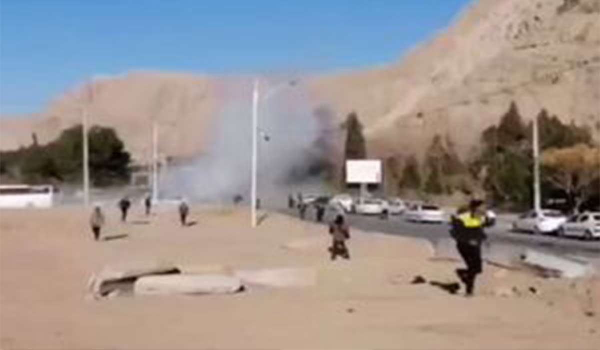 لحظه انفجار تروریستی کرمان