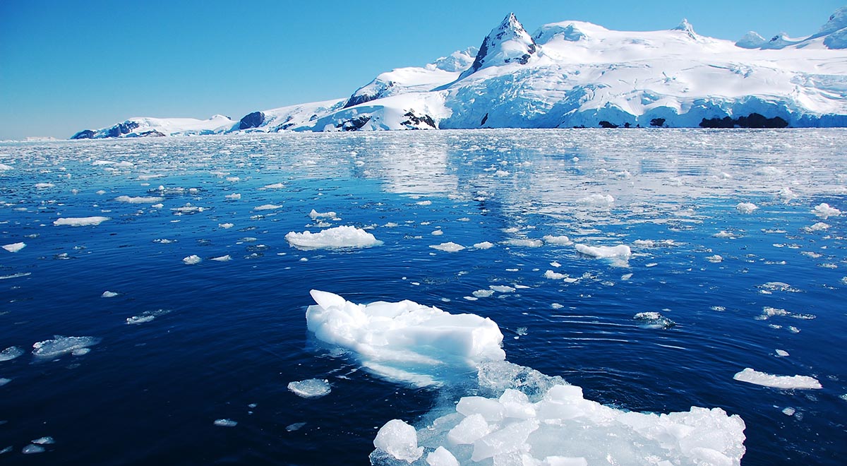 ویدئویی از یخ‌های آب شیرین قطب جنوب