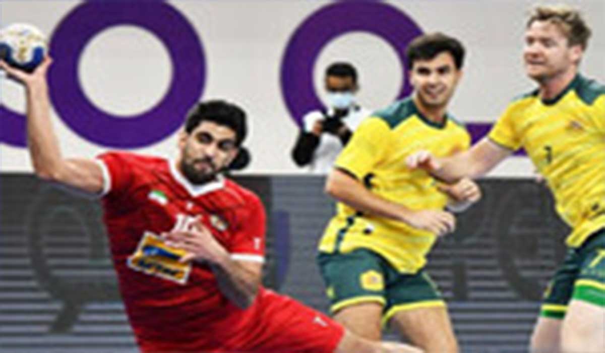 برد قاطع هندبال ایران مقابل استرالیا