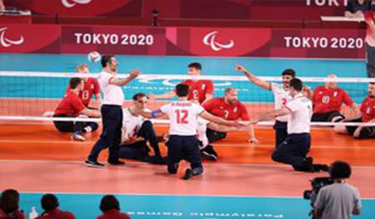 جشن قهرمانی تیم ملی والیبال نشسته ایران