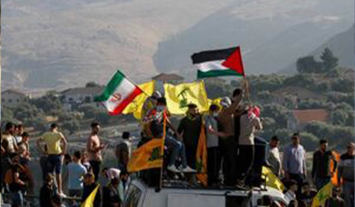 تجمع مردمی در مرز لبنان و فلسطین