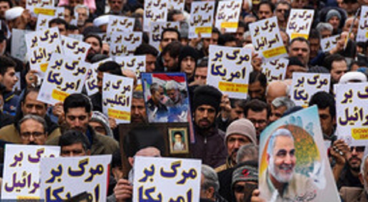 گوشه‌هایی از راهپیمایی مردم تهران در روز جمعه