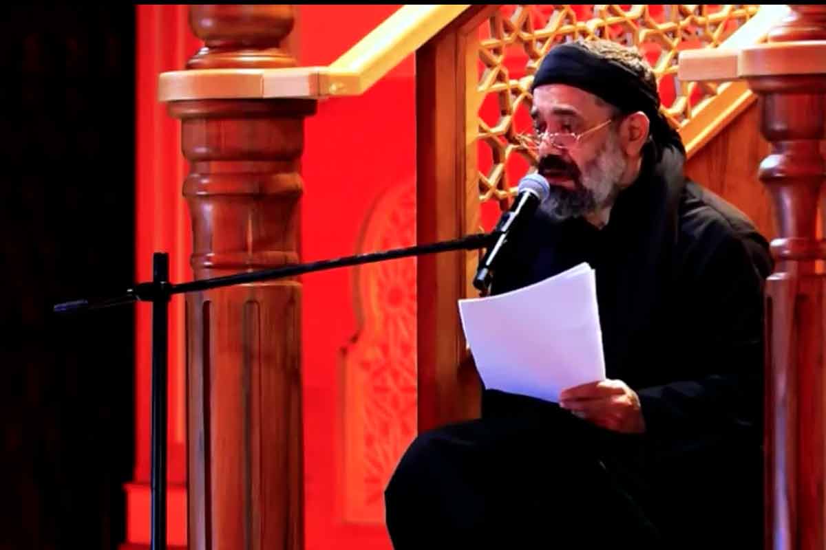 روضه خوانی محمود کریمی در حسینیه العاشور بصره محرم1400