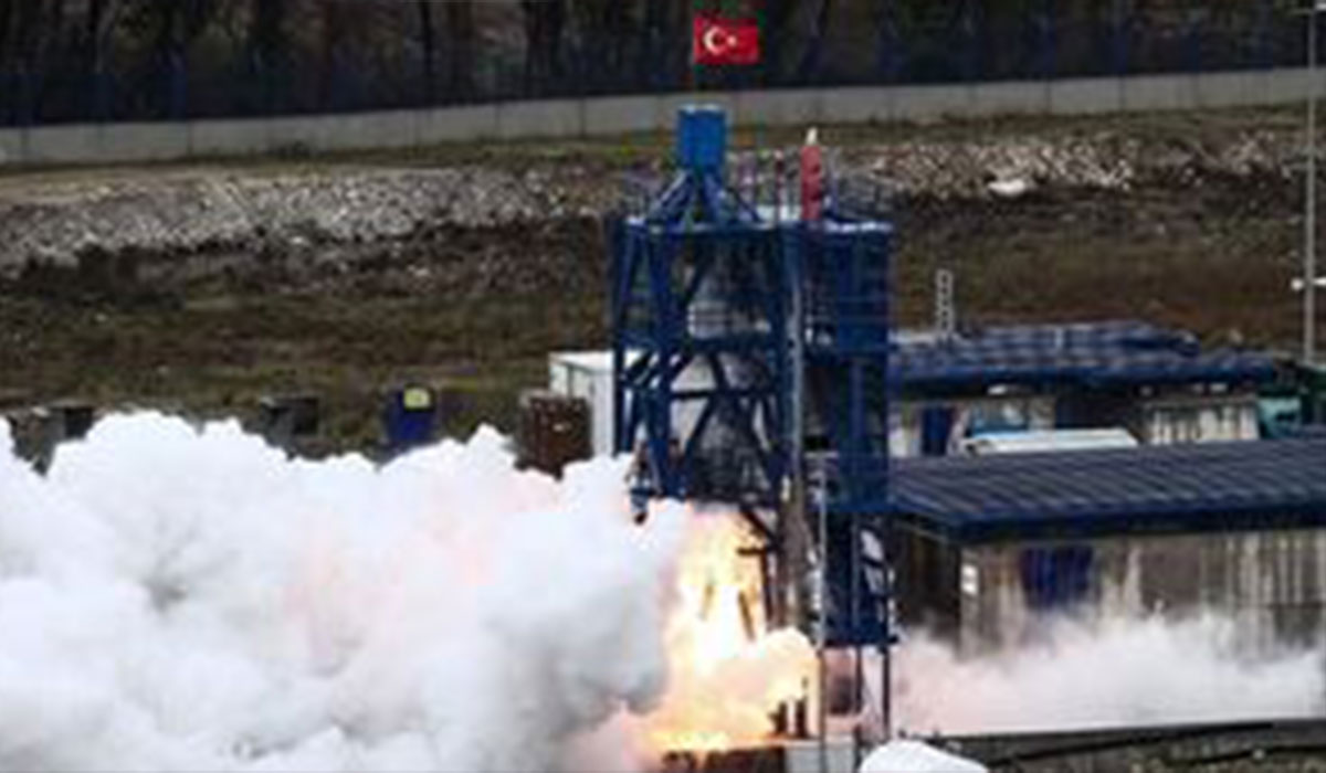 آزمایش موفق پیشران فضایی ترکیه