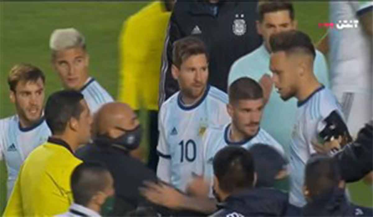 دعوای مسی با مورنو/ بازی بولیوی - آرژانتین