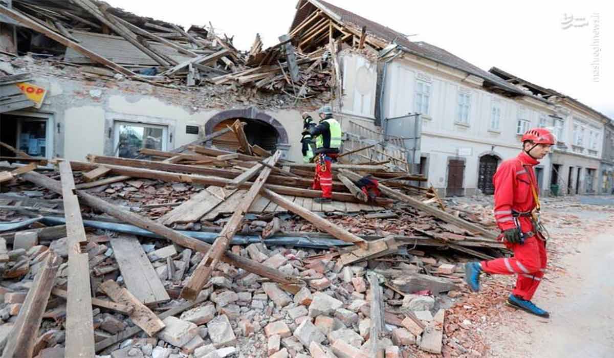 زلزله مهیب ۶.۴ ریشتری در کرواسی!