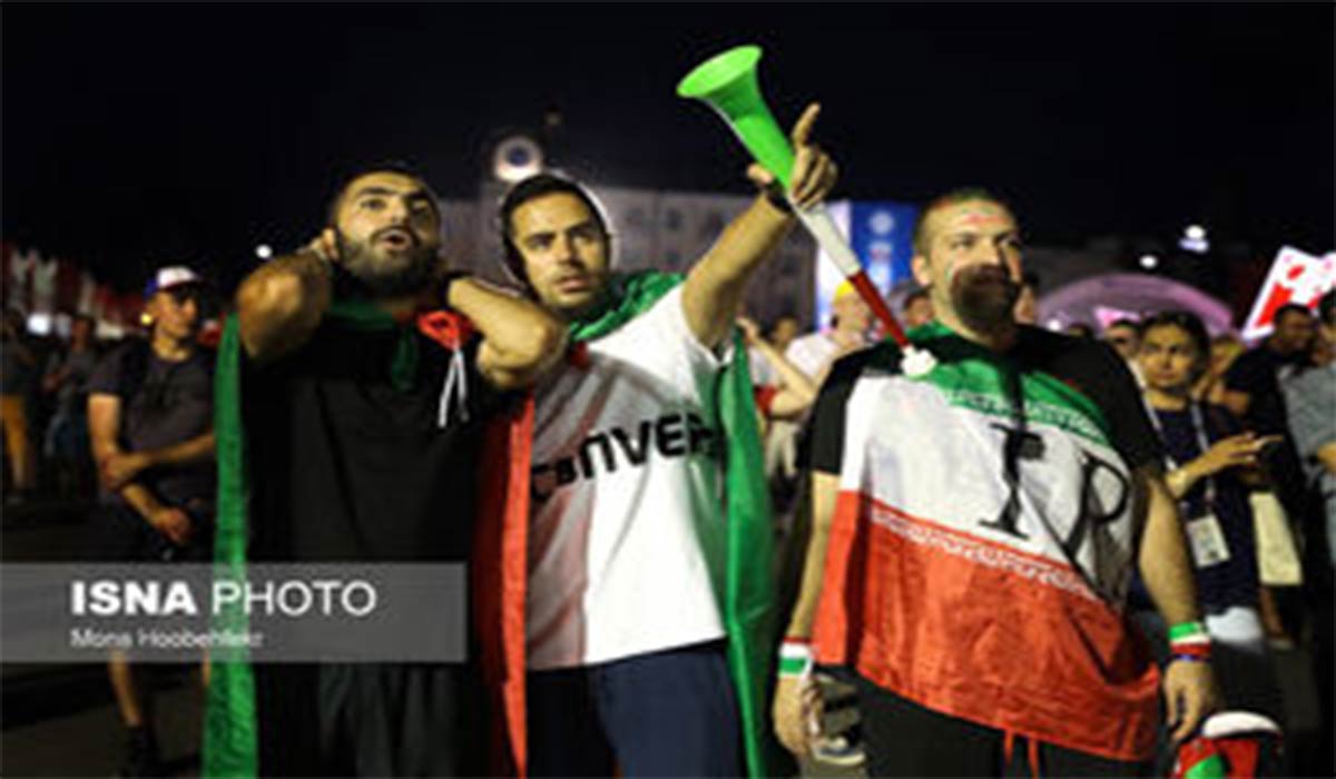 هواداران ایرانی در قطر...