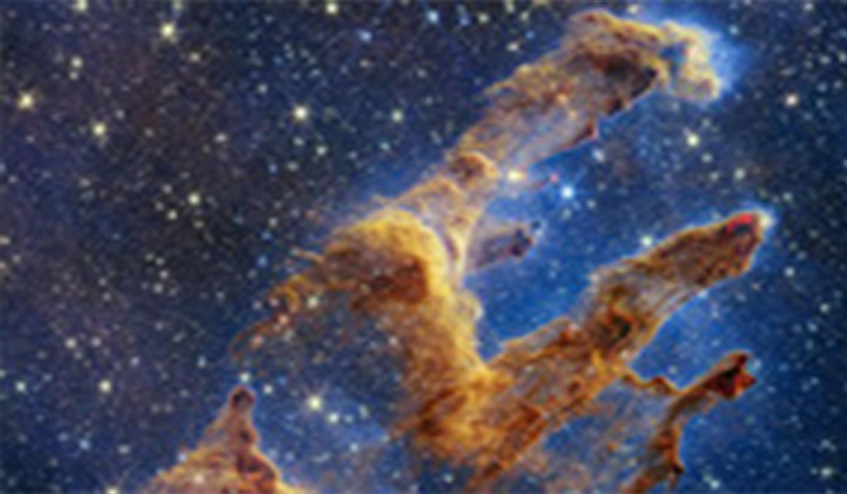 ستون‌های آفرینش از دید تلسکوپ جیمز وب