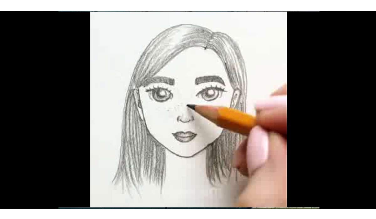 ترفند | نقاشی چهره با مداد