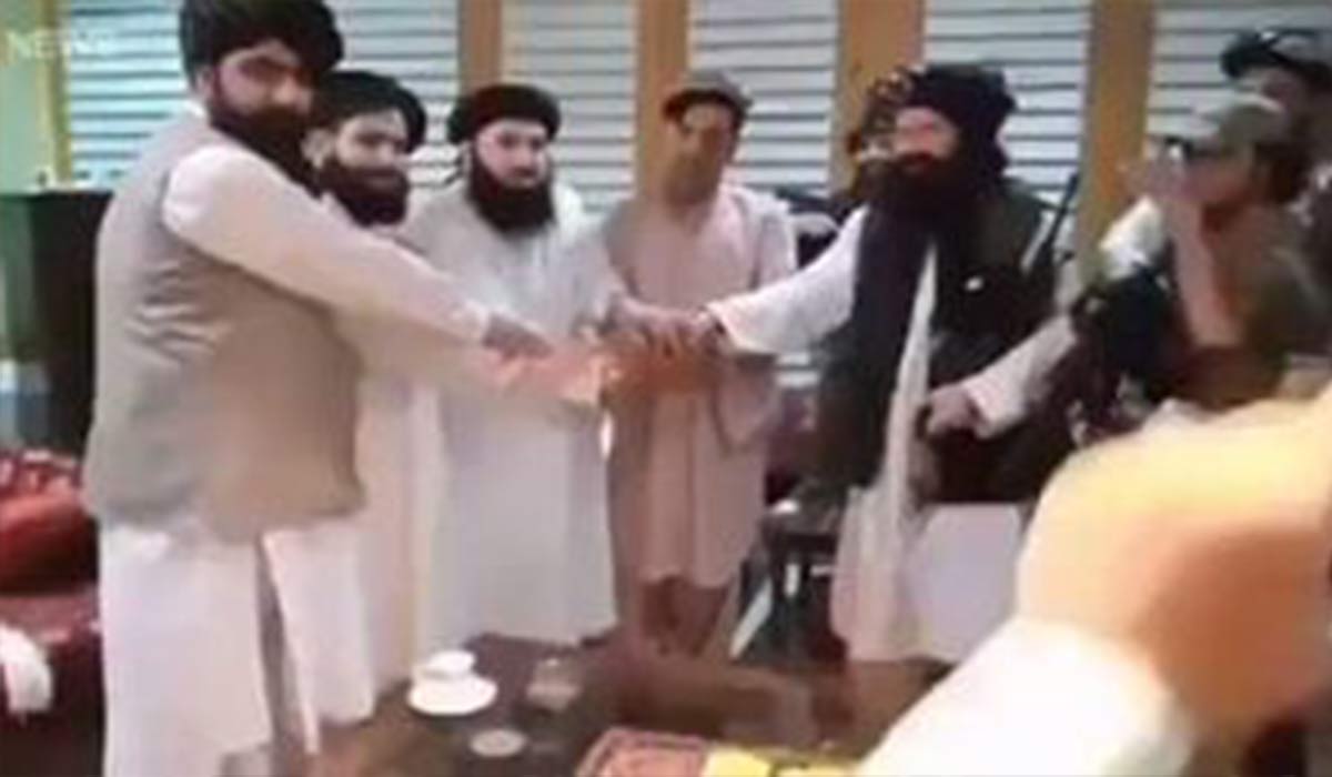 بیعت برادر اشرف غنی با طالبان