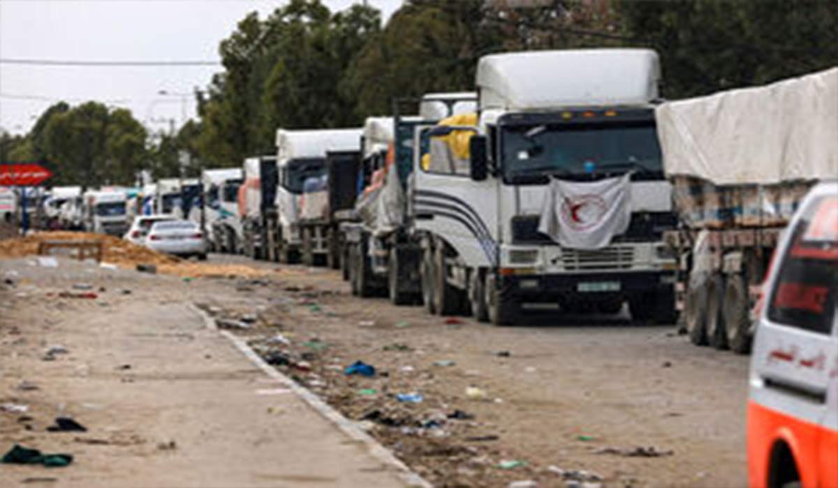 ورود ۲۰۰ کامیون حامل کمک‌های بشردوستانه به غزه