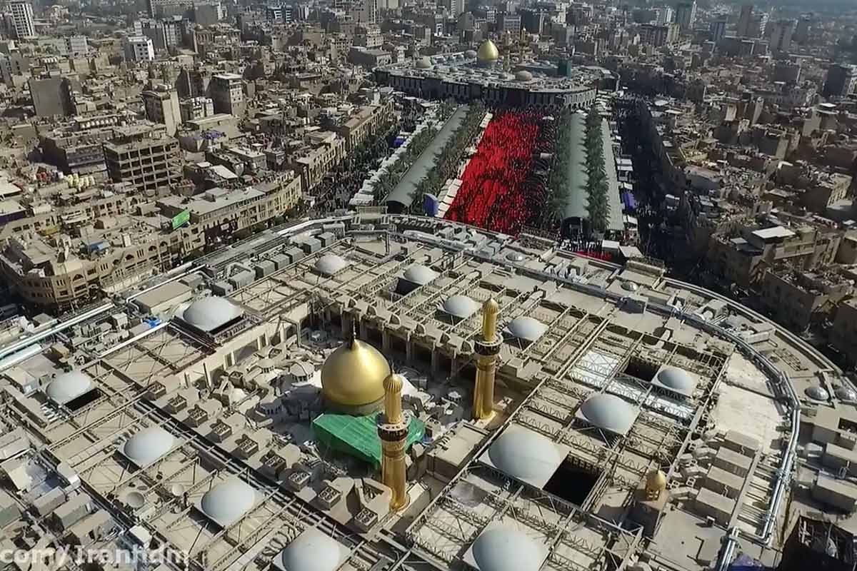 هلی شات حرم امام حسین(عله السلام)