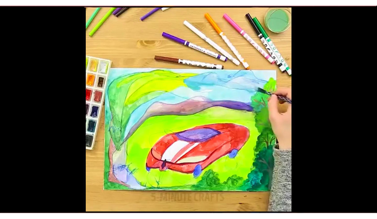 ترفند | آموزش نقاشی کودک
