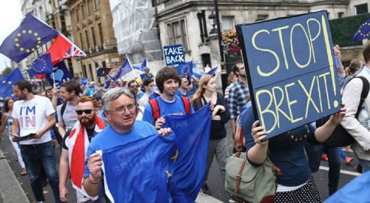 تظاهرات گسترده انگلیسی‌ها برای ترک اتحادیه اروپا