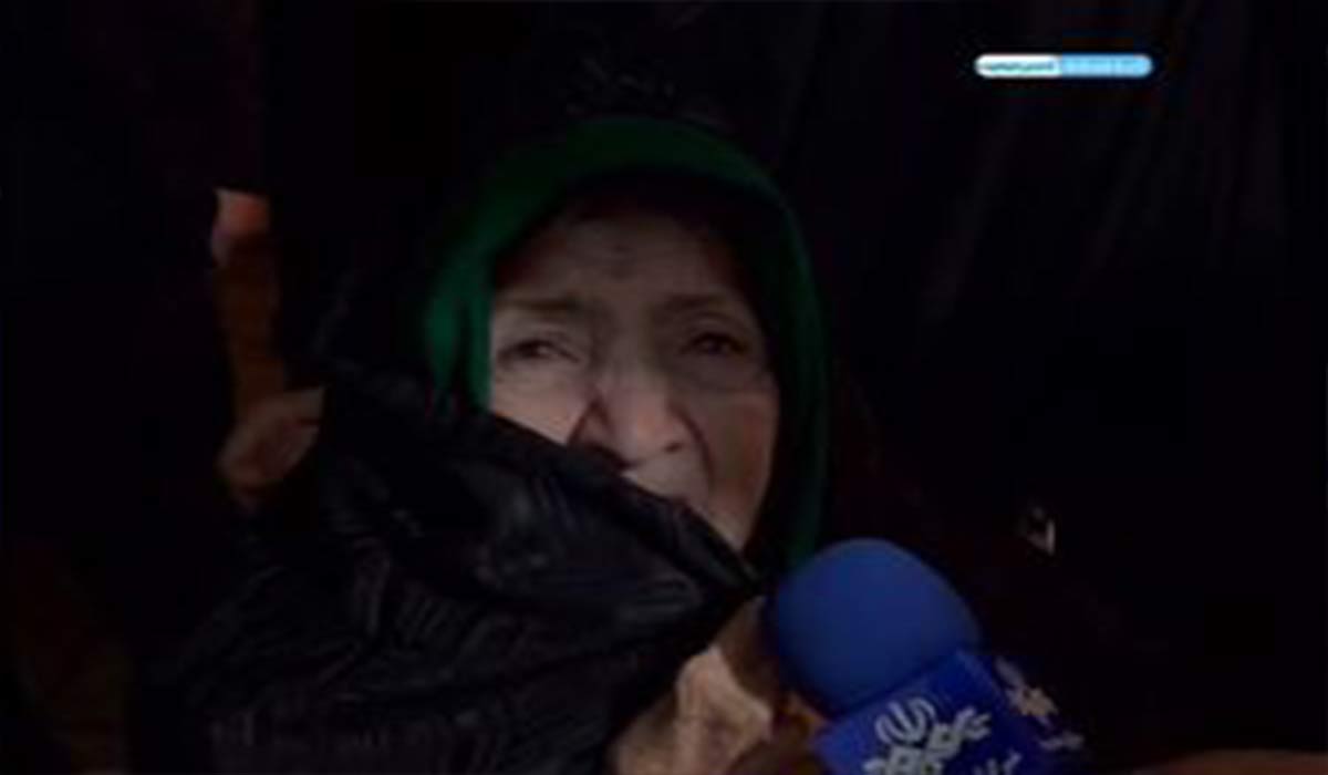 اولین تصویر از مادر رئیس جمهور بعد از شهادت ایشان