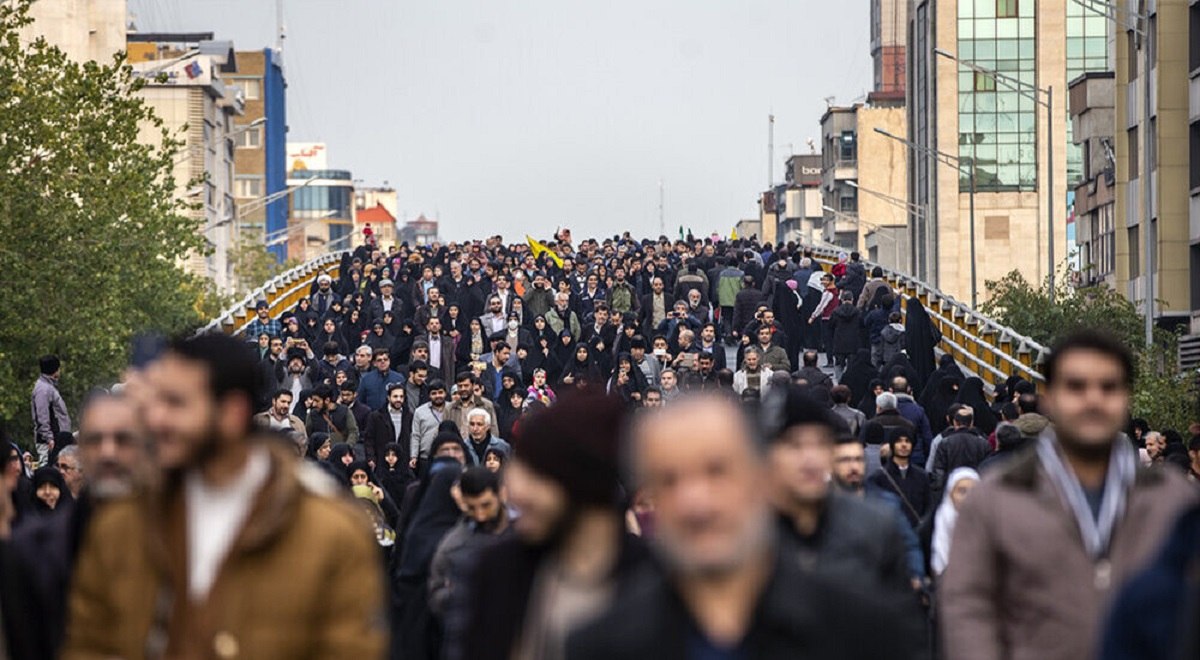 گزارش تصویری از راهپیمایی مردم تهران در حمایت از اقتدار کشور