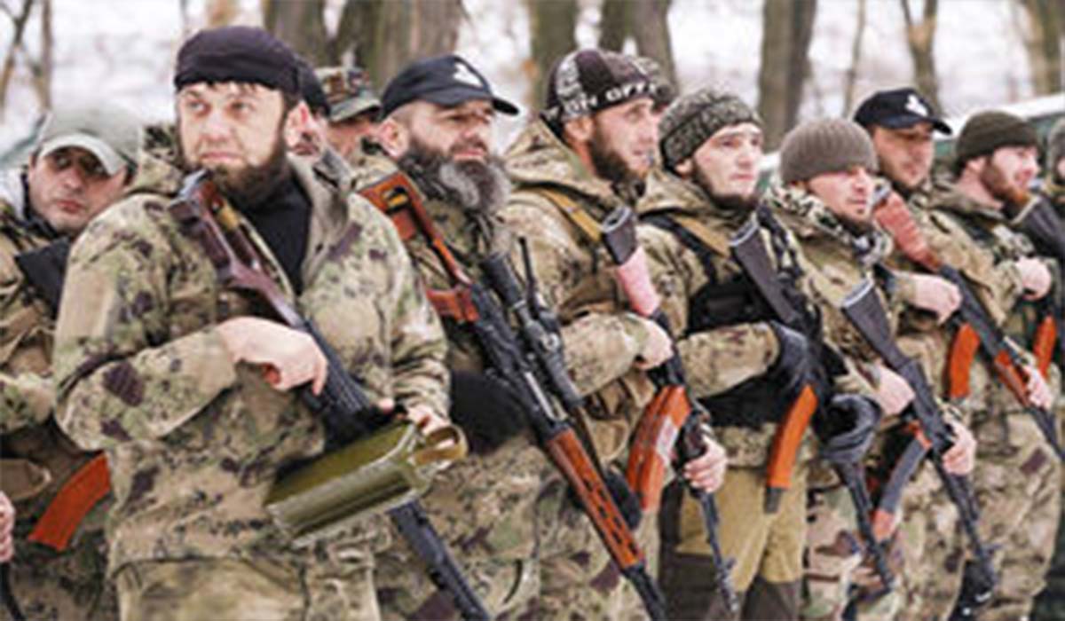 نیروهای چچنی گردان اخمت در حمایت از پوتین به روستوف وارد شدند!