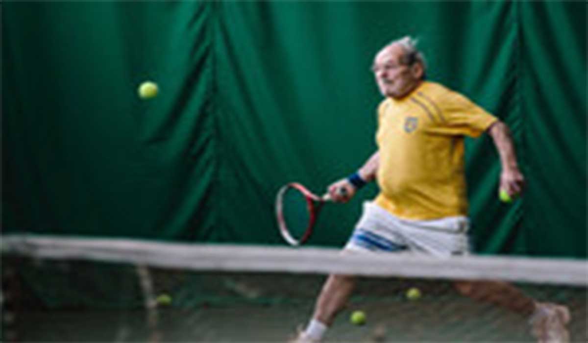 نادال و تنیسور 97 ساله اوکراینی