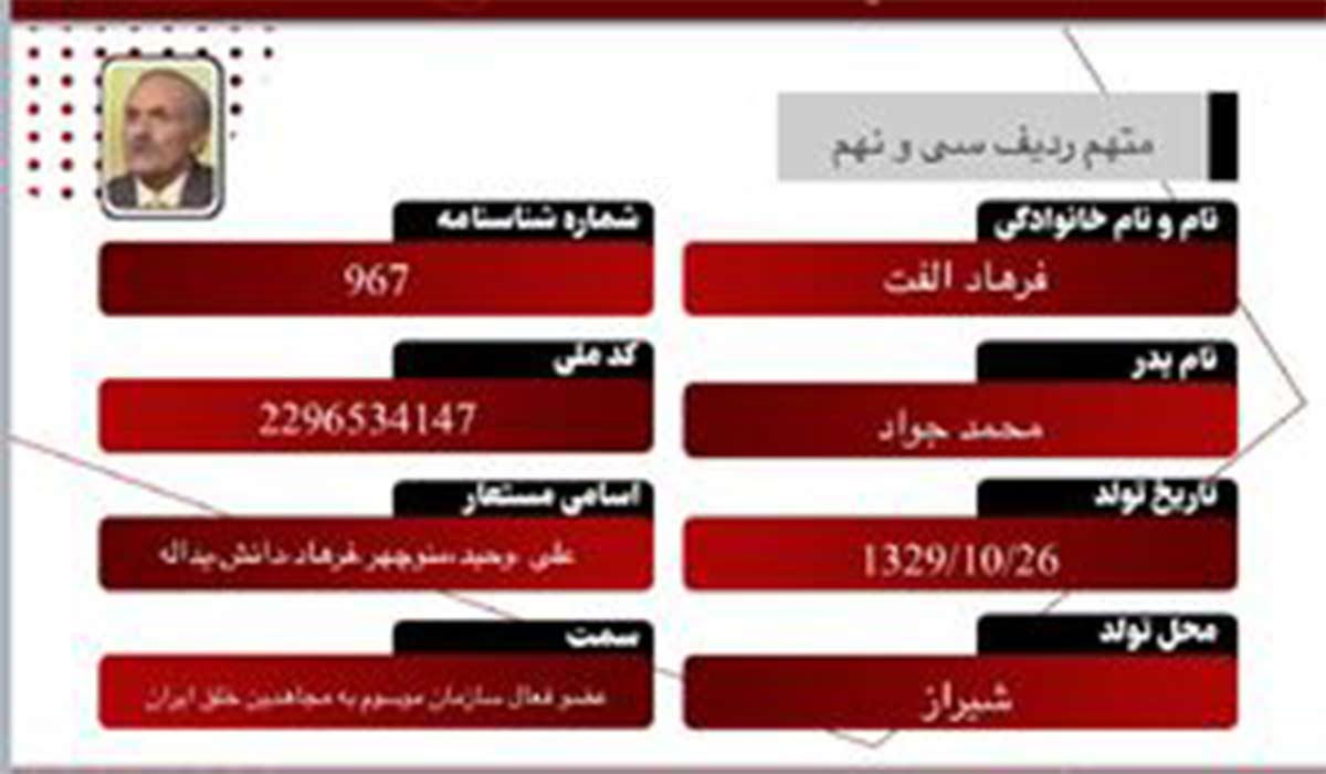 محاکمه مسئول کل زندان‌های مقر اشرف در دادگاه منافقین