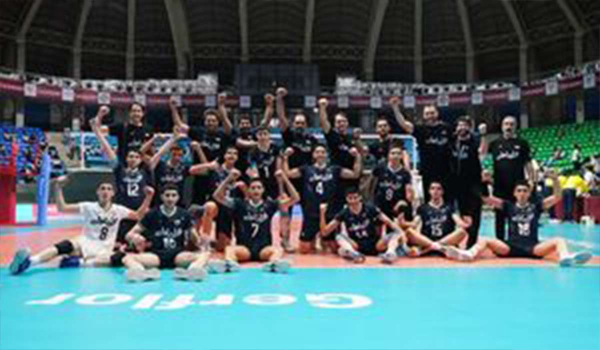 لحظه قهرمانی والیبال ایران در آسیا